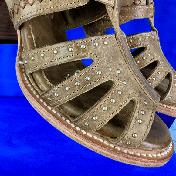 🚫SOLD! •BRAND NEW! |•FREEBIRD🦅BY STEVEN•| Connor Sandal Bootie Distressed Leathe - Picture 8 of 16